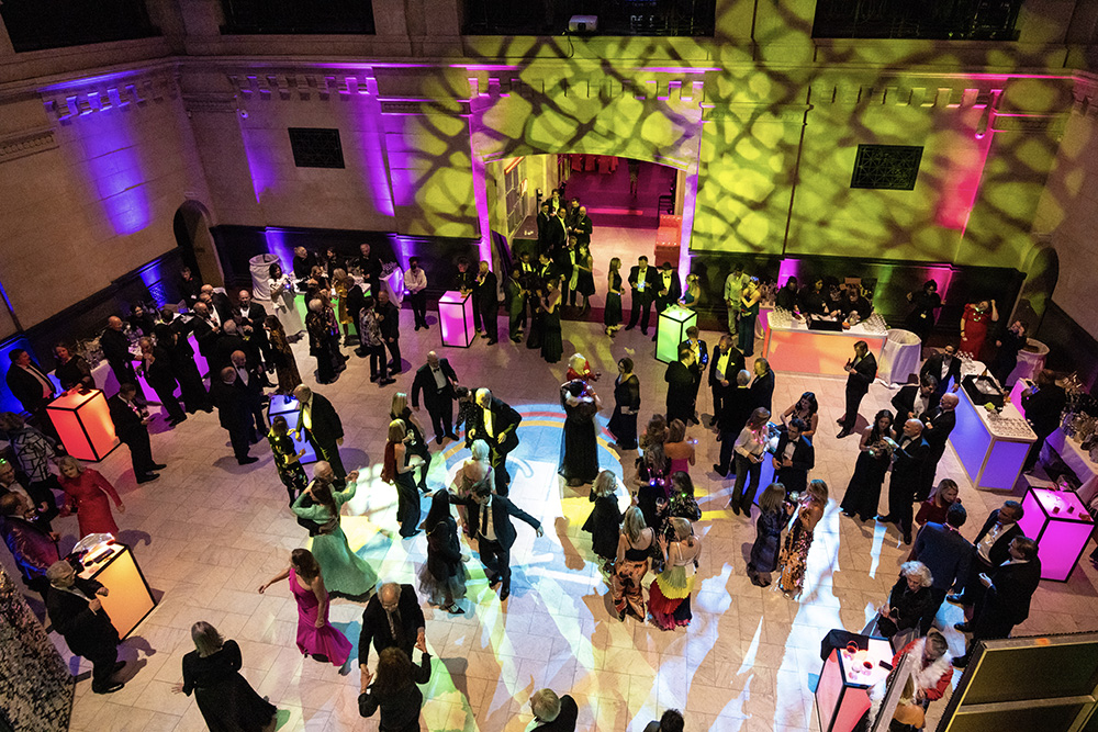 People dance in the Great Hall