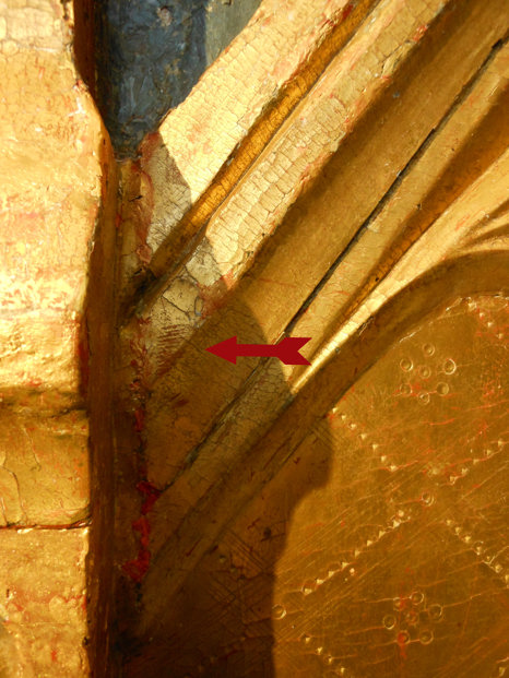 wood detail on Retablo of Saint Peter