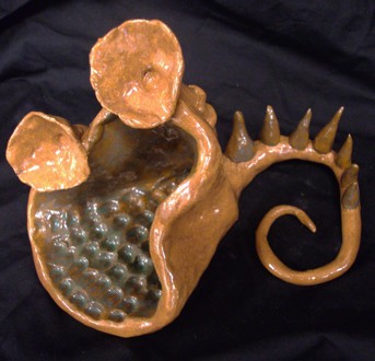 abstract ceramic creature
