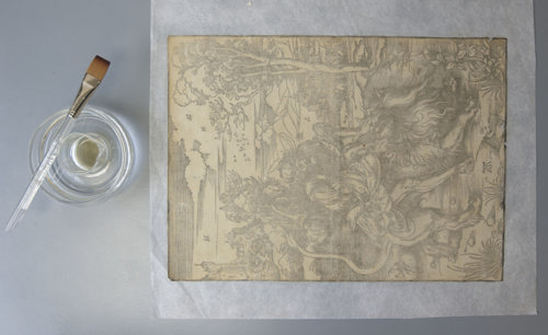 Samson Fighting the Lion under conservation
