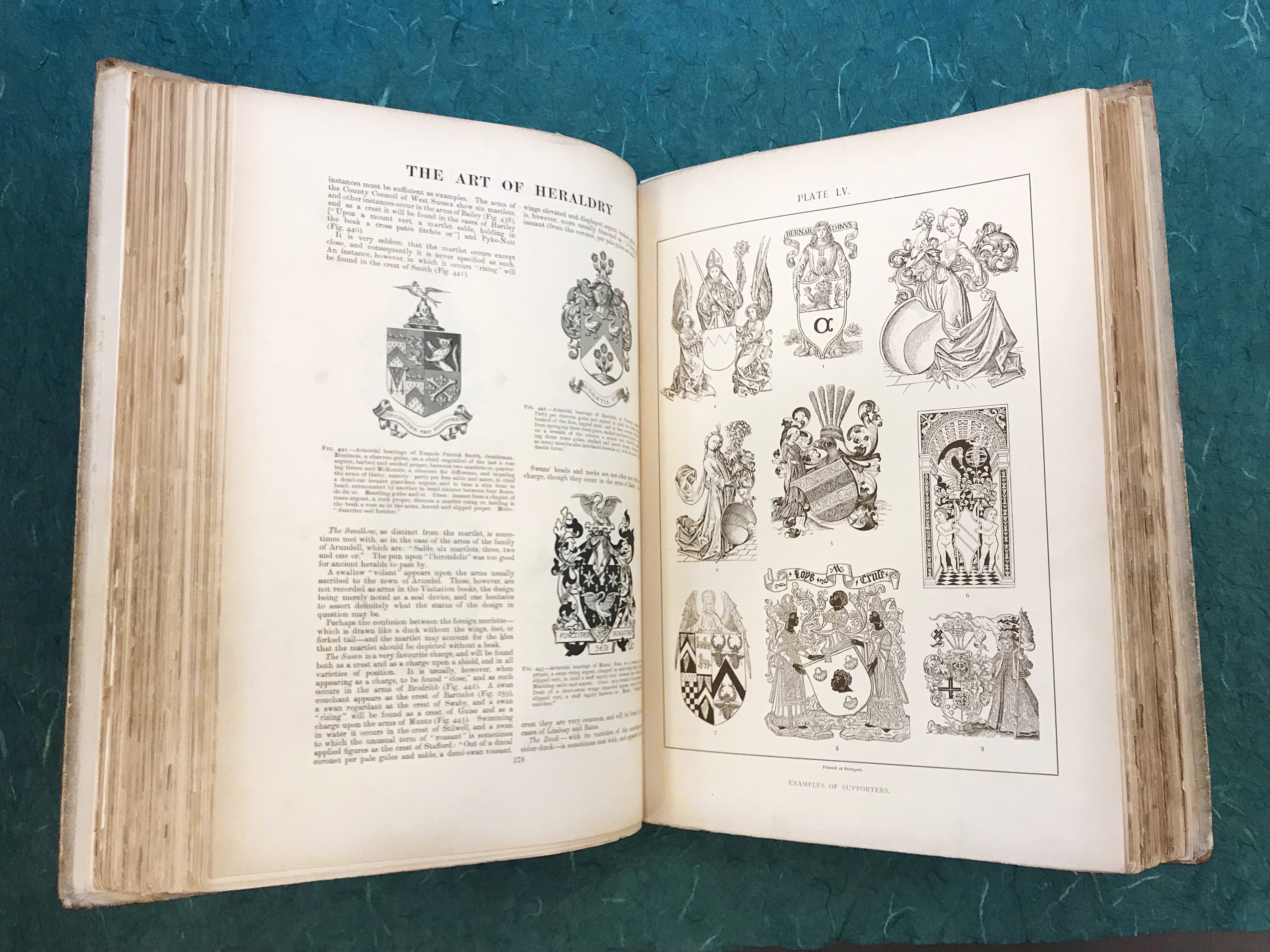 page from The Art of Heraldry: an Encyclopedia of Armory