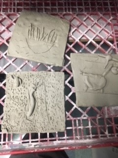 tiles made by students