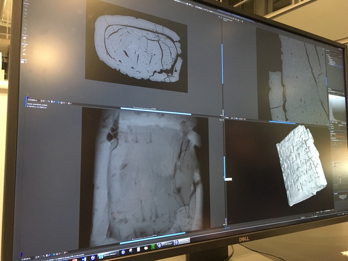 scans of the cuneiform tablet