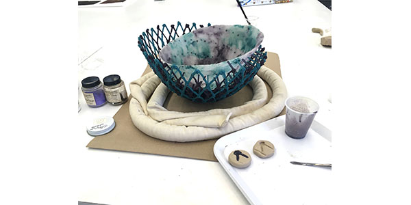 glass bowl in conservation