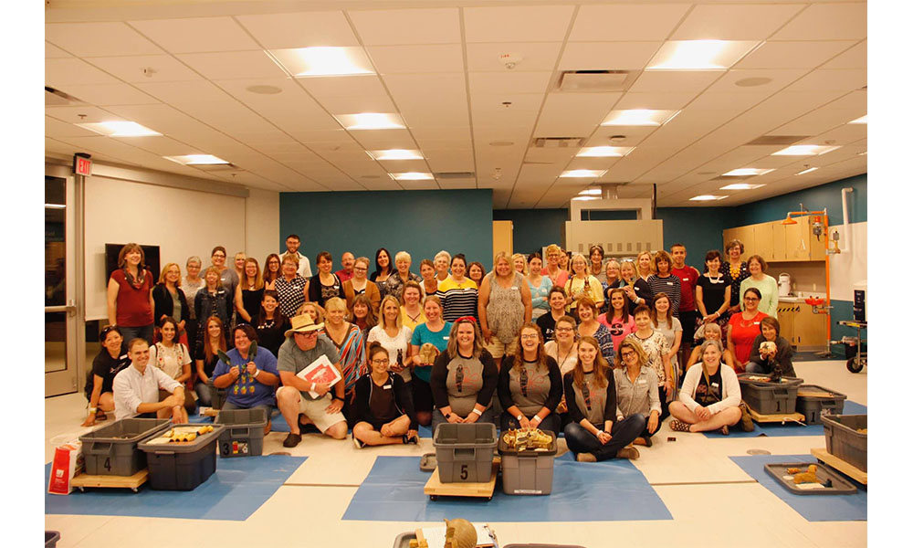 group photo of evenings for educators