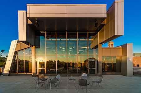 outside view of the Mary R. Schiff library