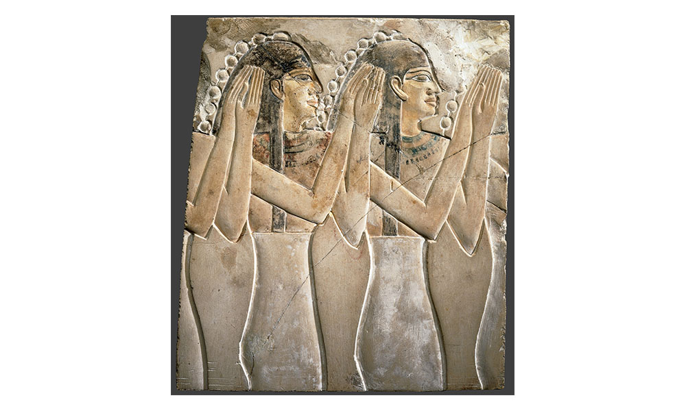 Egyptian, stone carving