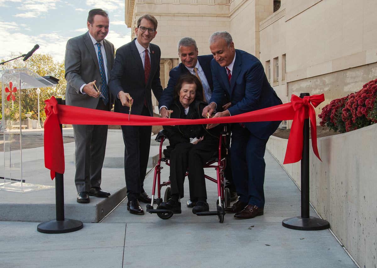 grand opening of CAM handicap ramp