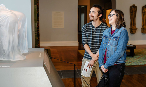 Members explore the museum during Member Mornings