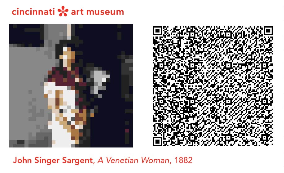 QR code for a Venetian Woman