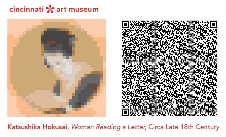QR code for Woman Reading a Letter
