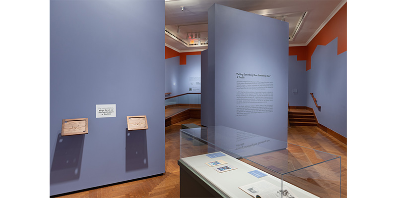 view of the exhibition