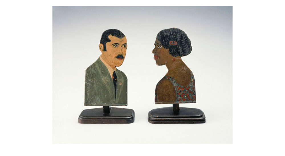 Two art projects made by visitors