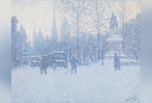 Art Chat Live with ASL Interpretation: Winter Landscape