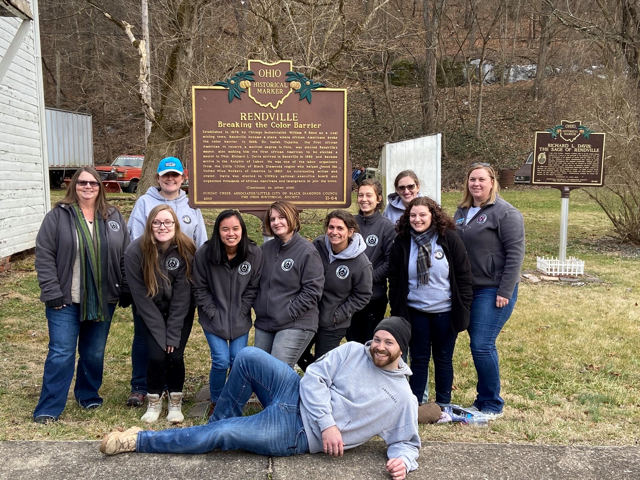 group photo of AmeriCorps members