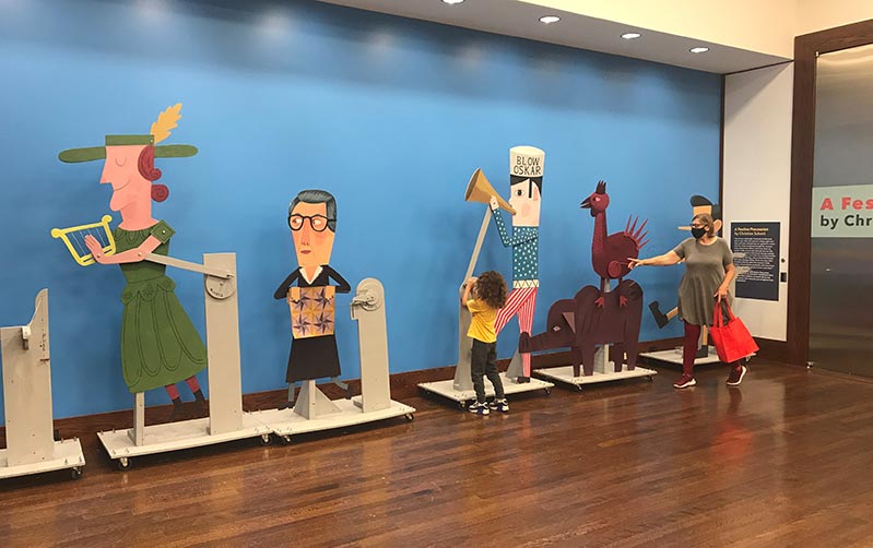 Installation in the Rosenthall Education Center
