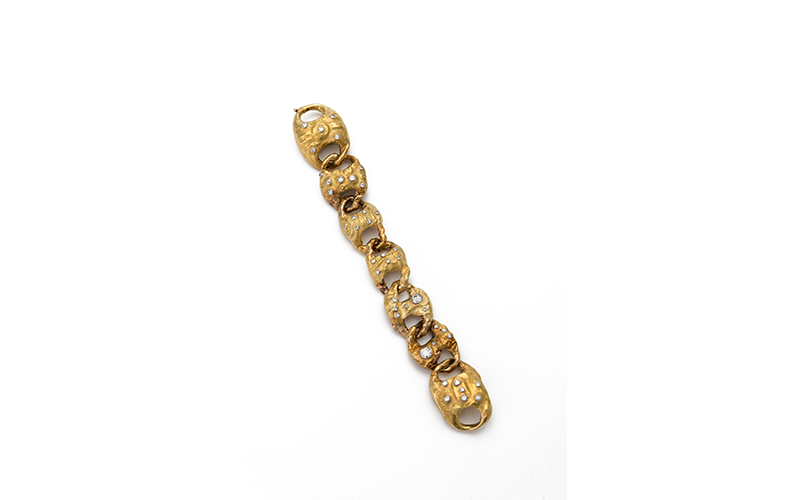 Franco Cannilla (Italian, 1911–1985), designer, Mario Masenza (Italian, 1913–1985), maker, Bracelet, 1950–1970, gold, diamonds