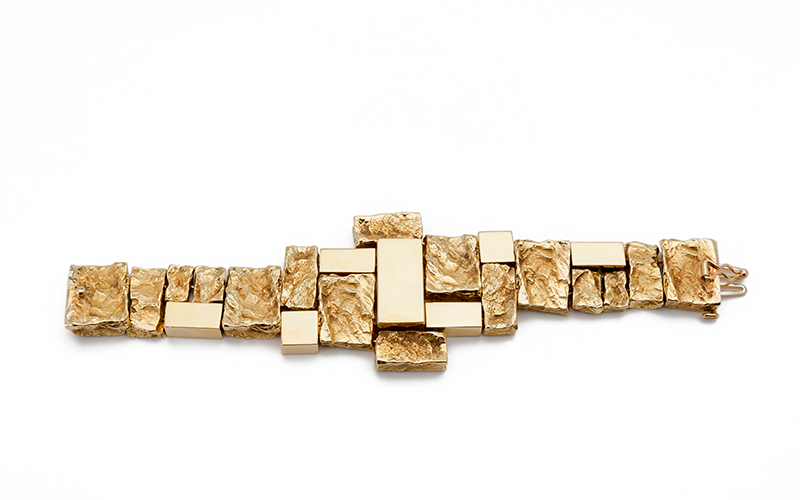 Alfred Karram (American, b. 1932), Bracelet, 1970s, gold