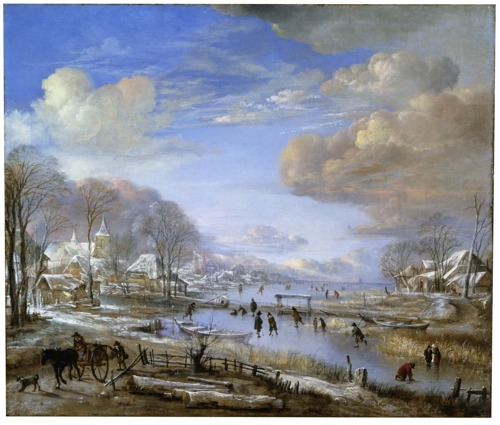 Aert van der Neer’s Winter Landscape