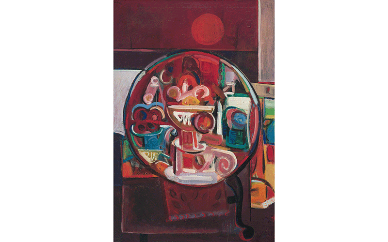 Still Life with Sunset, 1966, Oil on canvas, Private collection, Washington, DC