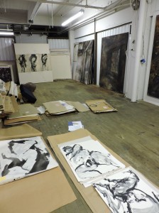 Bukang Y. Kim’s studio