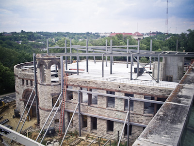 Cincinnati Art Museum under construction