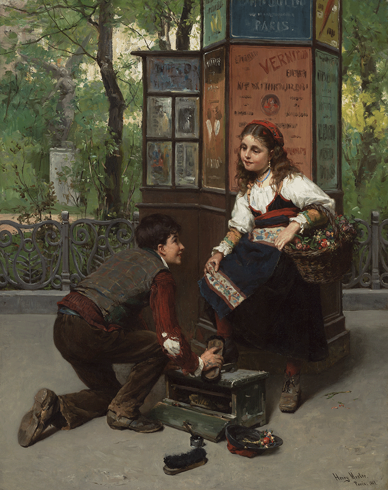 The Fair Exchange, 1881, oil on canvas, Gift of The Procter & Gamble Company, 2003.88