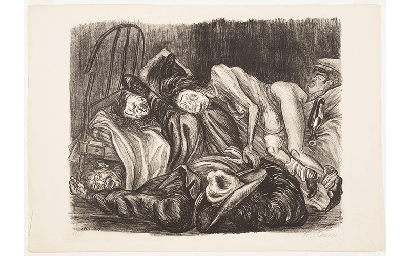 José Clemente Orozco (Mexican, 1883–1949), Women, 1935, lithograph, Gift of Elaine and Arnold Dunkelman, 1982.24 