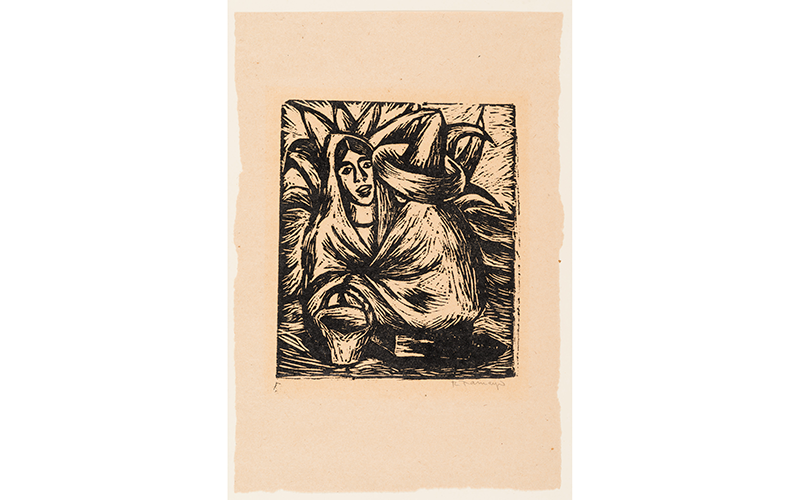 Rufino Tamayo (Mexican, 1899–1991), Mexican Peasants, 1929, linoleum cuts, Museum Purchase, 1931.69