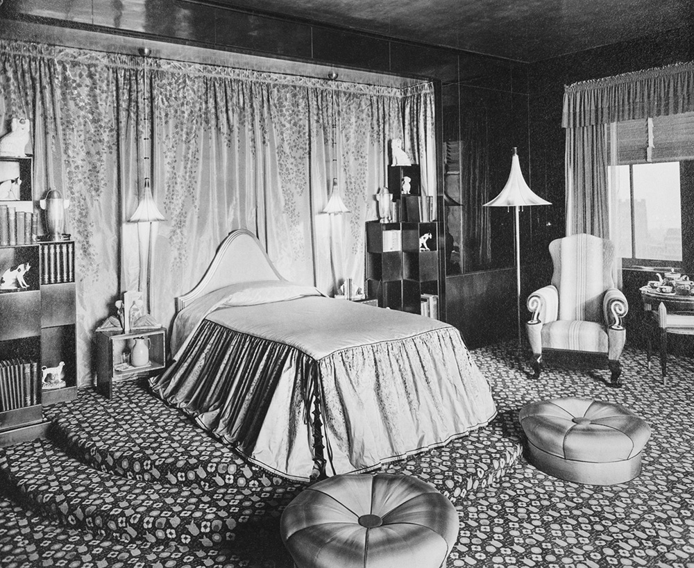 Joseph Urban (American, b. Austria, 1872–1933), Bedroom for Elaine Wormser, Chicago, 1930. Photography by Alvina Lenke Studios.