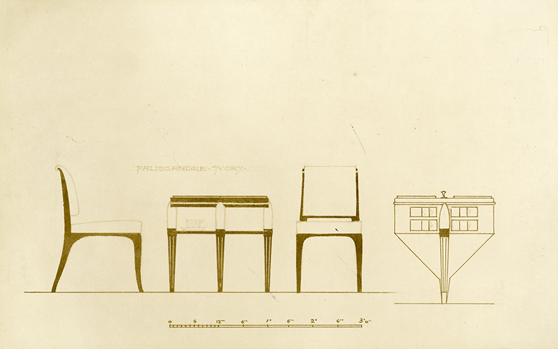 Joseph Urban (1872-1933), Untitled Sketch, circa 1928. Joseph Urban Archive, Rare Book & Manuscript Library, Columbia University