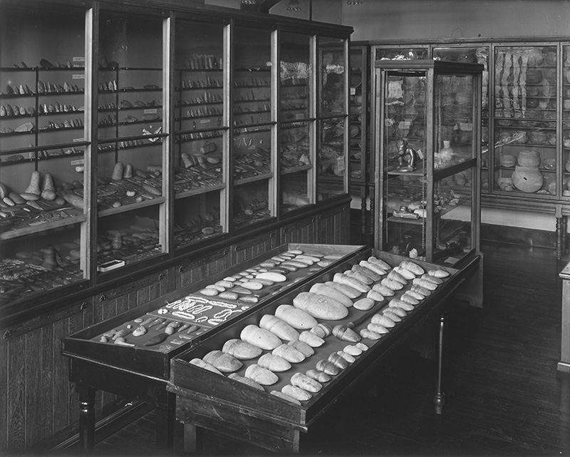 American Indian Artifacts Displayed at the Cincinnati Art Museum, circa 1900, Mary R. Schiff Library and Archives, Cincinnati Art Museum