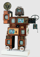 Nam June Paik, Powel Crosley, Jr, mixed media (parts from a variety of Crosley products), John J. Emery Endowment and The Edwin and Virginia Irwin Memorial, 1992.140