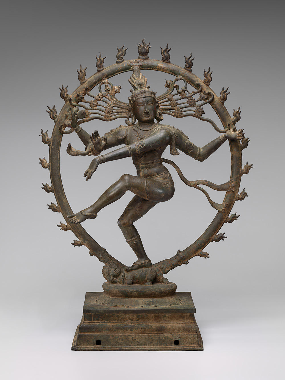 Shiva Nataraja, the Lord of Dance circa 1125–1175 India; Tamil Nadu, Thanjavur district copper alloy Virginia Museum of Fine Arts, Richmond. Adolph D. and Wilkins C. Williams Fund, 69.46 98.11 x 71.12 x 30.48 cm