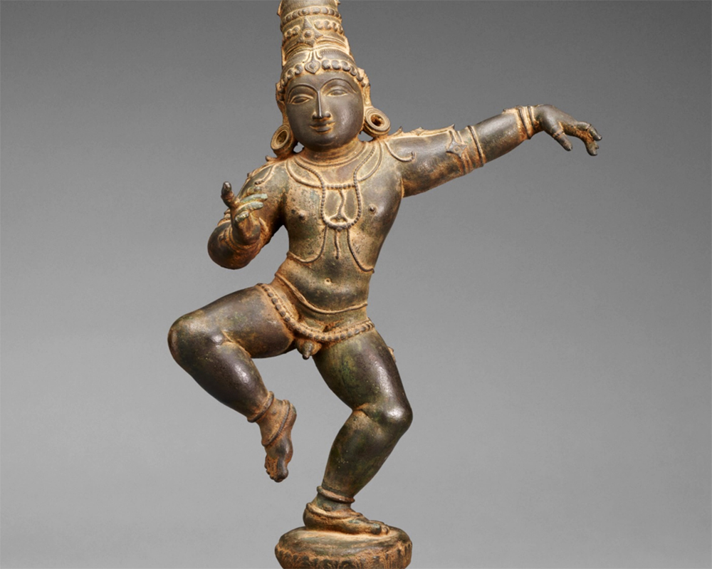 The Poet-Saint Sambandar, 1200–1400, India; Tamil Nadu, bronze, Asian Art Museum of San Francisco, The Avery Brundage Collection, B60B1016