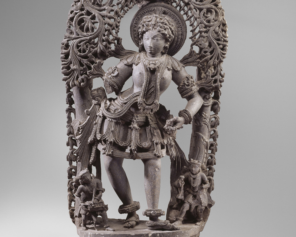 Dancer Accompanied by Musicians, circa 1150, India; Karnataka, stone, Virginia Museum of Fine Arts, Richmond, Arthur and Margaret Glasgow Fund, 82.207