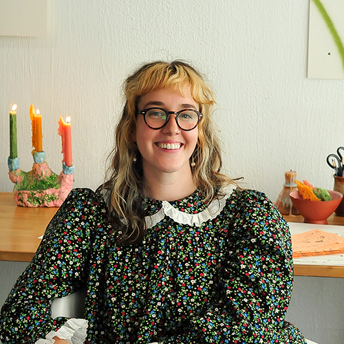 Julia Lipovsky smiles at the camera