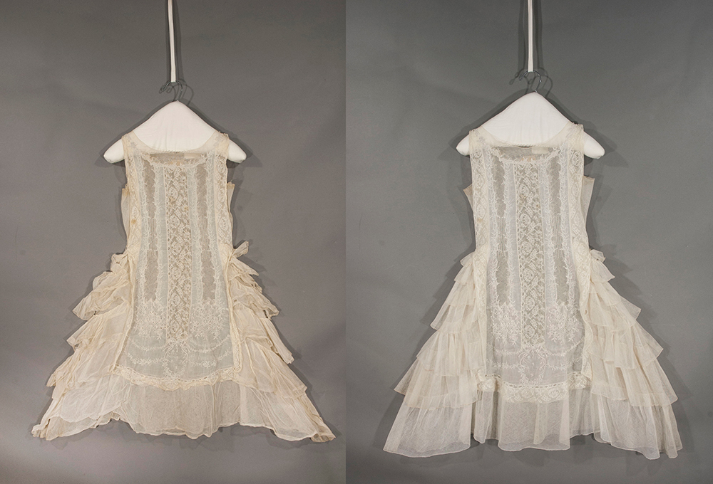Boué Soeurs (French, estab. 1899, closed 1958) Girl’s Dress, circa 1922, cotton, Gift of Mary Ann Searles Weiss, 2016.139