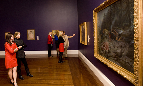 Women's Committee in a gallery