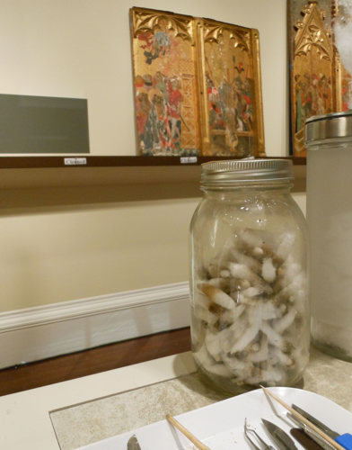 jar of cotton swabs