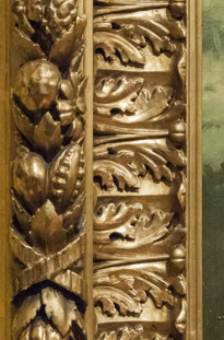 ornate detail of the frame