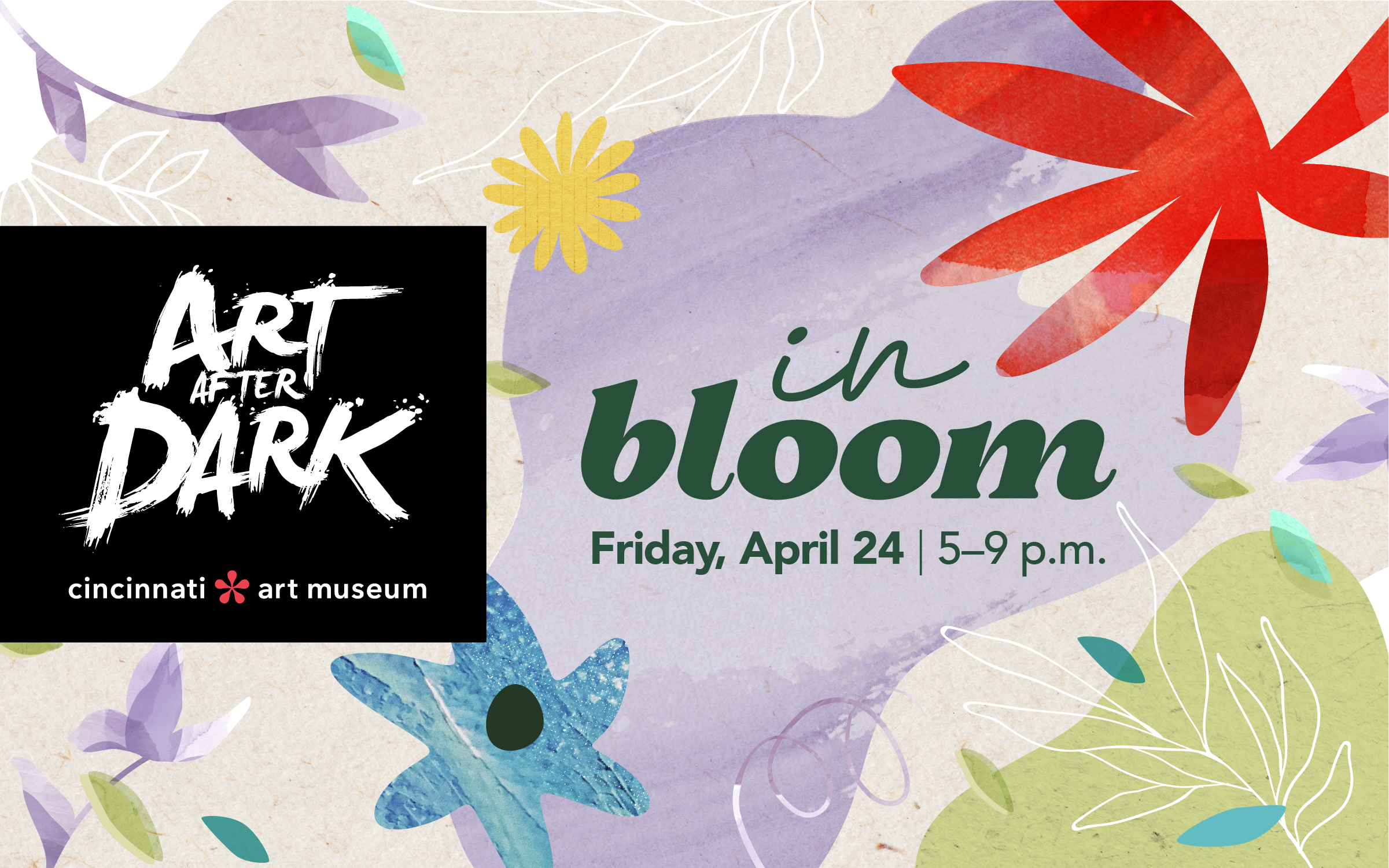 Art After Dark | In Bloom! graphic