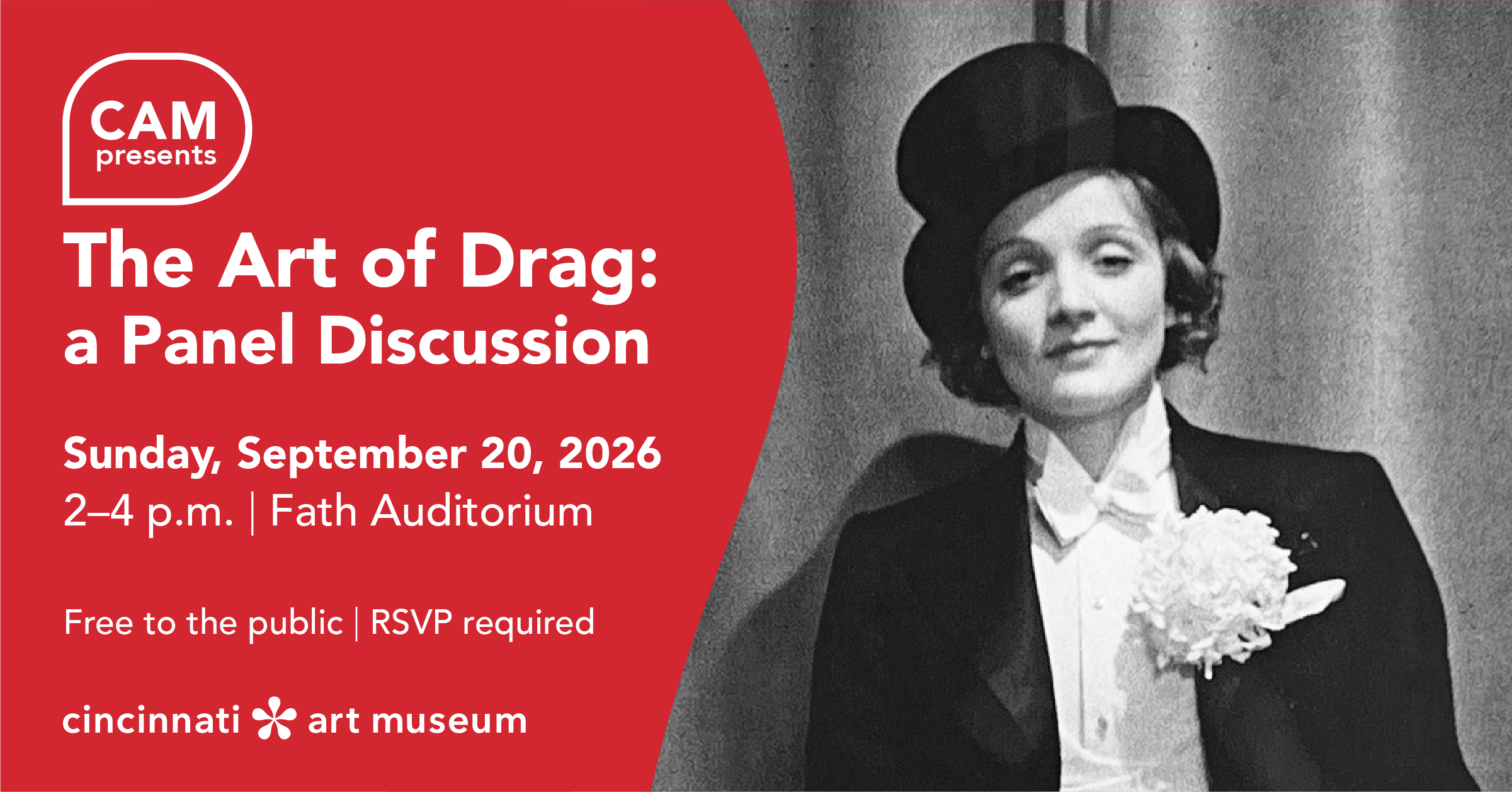 CAM Presents: The Art of Drag—a Panel Discussion