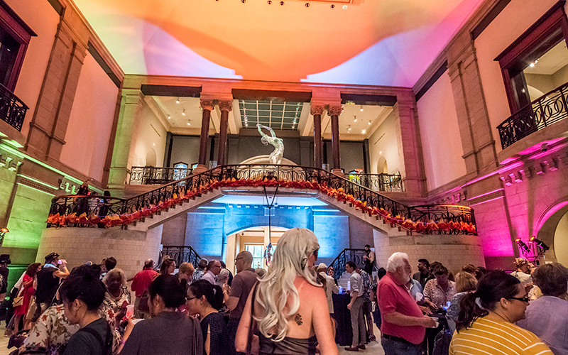 Inside the Greath Hall during Beyond Black Rock