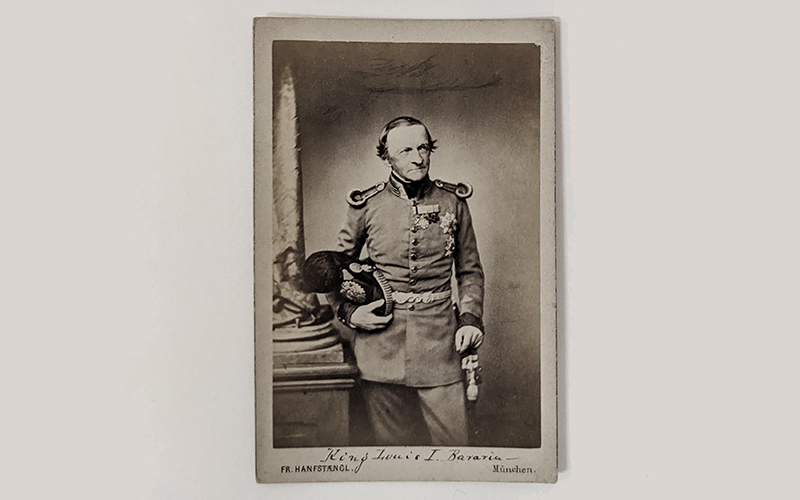 Franz Seraph Hanfstaengl (German, 1804–1877), Louis I, circa 1868, albumen silver print on carte de visite, Gift of Dr. and Mrs. Arnold Iglauer, 1986.662