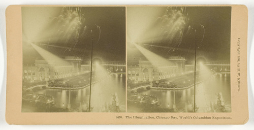 Benjamin West Kilburn (American, 1827–1909). The Illumination, Chicago Day, World’s Columbian Exposition, 1893. The Art Institute of Chicago.