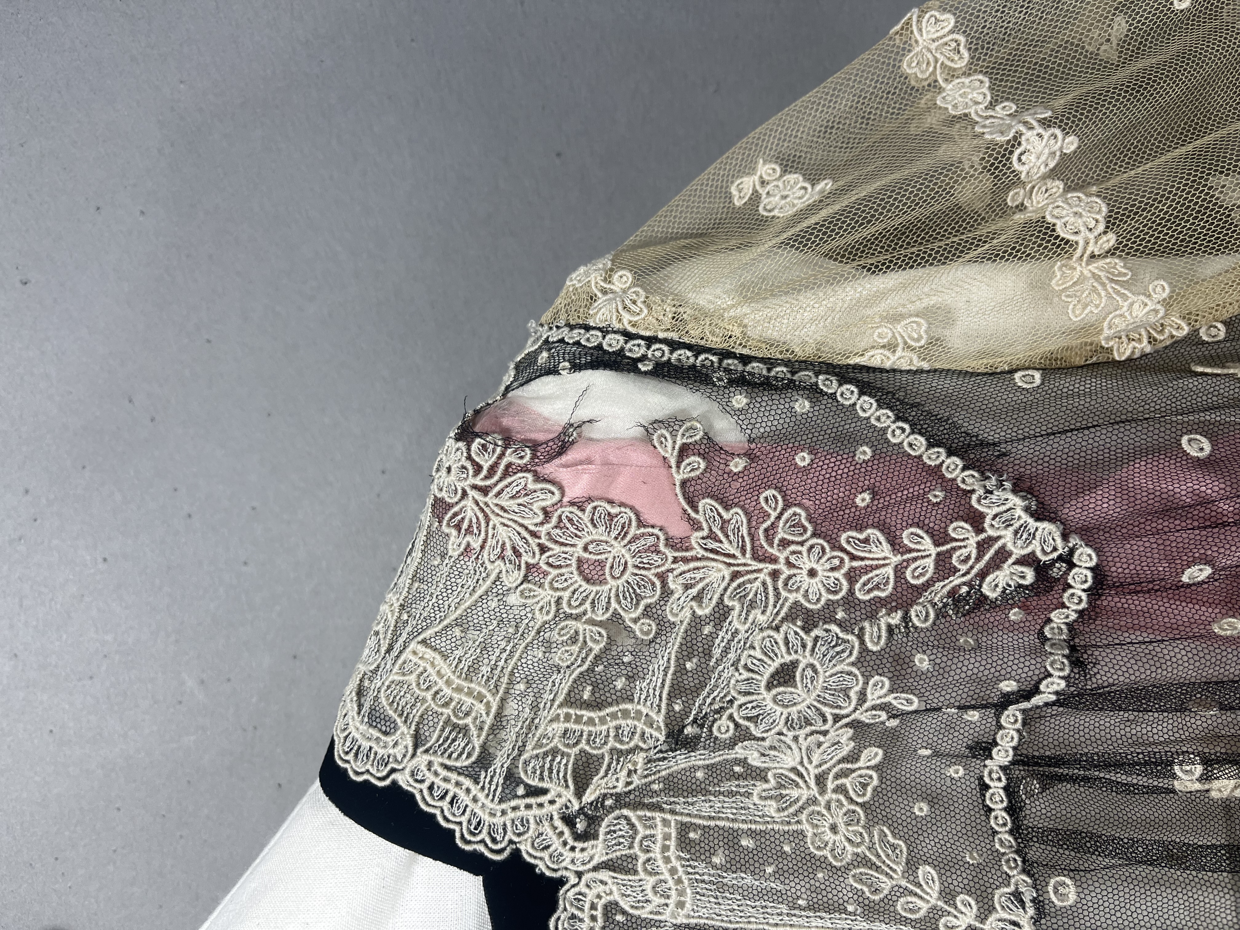 Details of dress shoulder